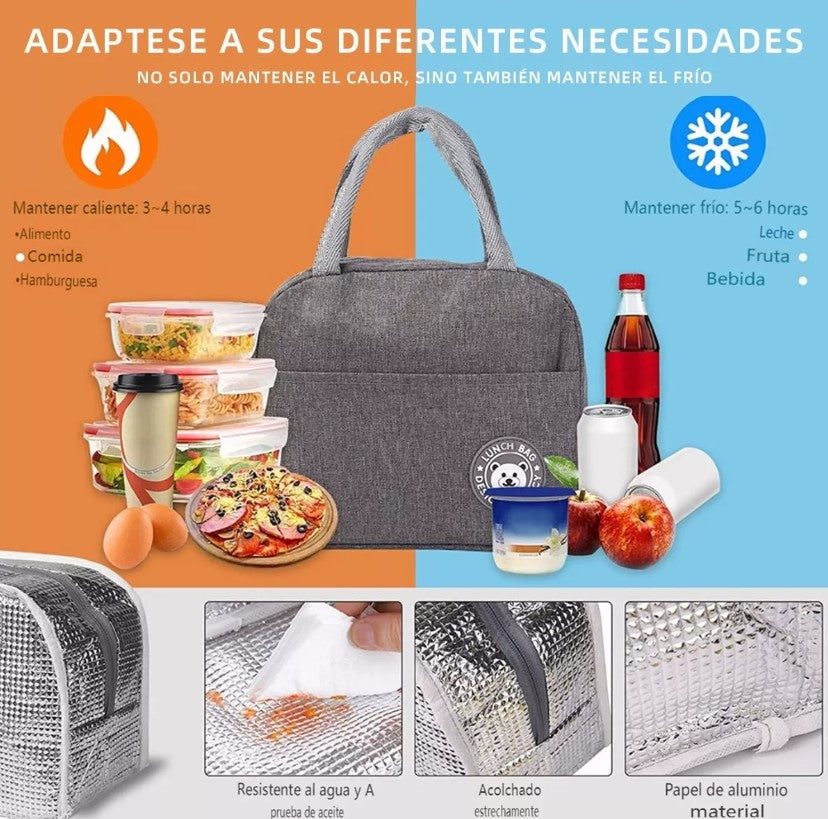 Lonchera Bolso Termico Alimentos Almuerz